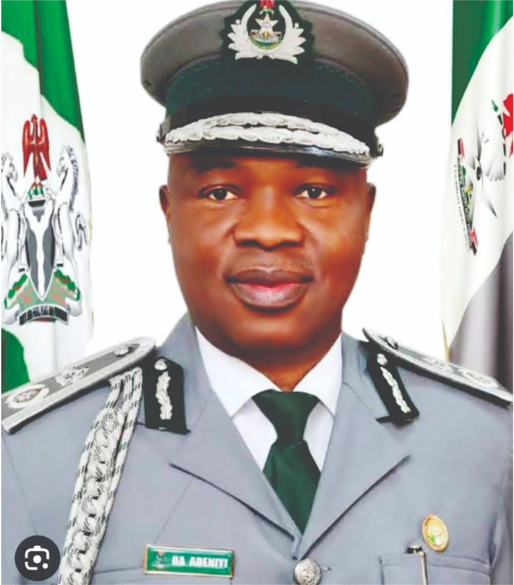 Ambassador<br>BA ADENIYI, MFR fnipr CG Customs. 